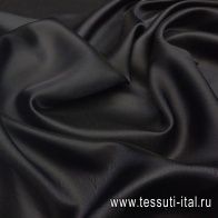Подкладочная жаккардовая (н) черно-синяя - итальянские ткани Тессутидея арт. 08-0862