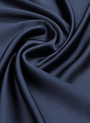 Плательная кади фактурная (о) синяя - в интернет-магазине тканей Тессутидея арт. 03-6960