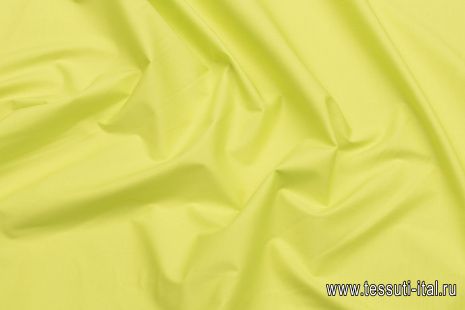 Сорочечная стрейч (о) лаймовая - итальянские ткани Тессутидея арт. 01-6991