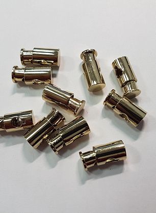 Фиксатор металл золото - итальянские ткани Тессутидея F-5625