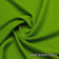 Трикотаж шерсть (о) зеленый - итальянские ткани Тессутидея арт. 15-1107