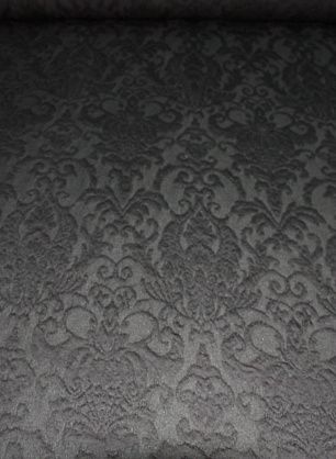 Трикотаж фактурный (о) черный ш-180см - в интернет-магазине тканей Тессутидея арт. 13-1083