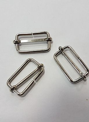 Пряжка металл серебро ш-2,5см - в интернет-магазине тканей Тессутидея арт. F-4884