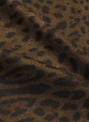 Пальтовая (н) темно-коричневый хищный принт - в интернет-магазине тканей Тессутидея арт. 09-2126