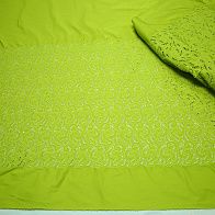 Тафта шитье (о) салатовая Ermanno Scervino - итальянские ткани Тессутидея арт. 03-4313