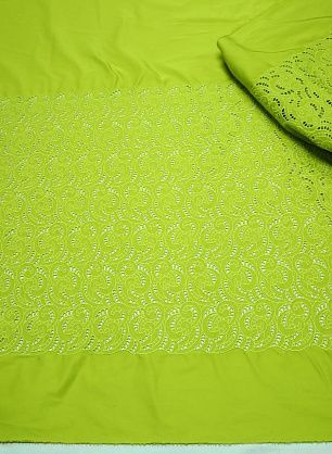 Тафта шитье (о) салатовая Ermanno Scervino - в интернет-магазине тканей Тессутидея арт. 03-4313