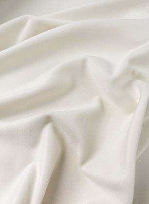 Пальтовая шерсть велюр (о) молочная - в интернет-магазине тканей Тессутидея арт. 09-2183