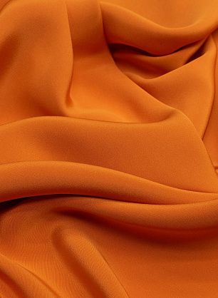 Шелк кади (о) оранжевый - в интернет-магазине тканей Тессутидея арт. 10-0611