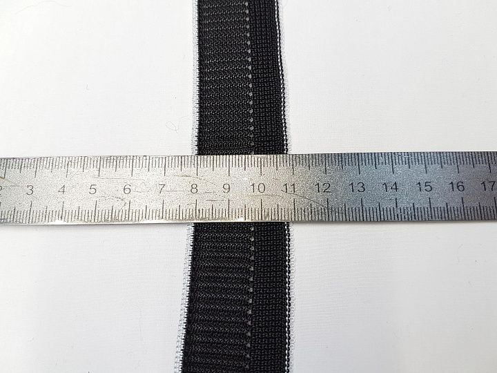 Подвяз черно-белый  3*-65-68см - итальянские ткани Тессутидея арт. F-3271