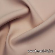 Плательная дабл (о) бледно-розовая - итальянские ткани Тессутидея арт. 17-1045