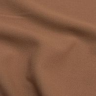 Костюмная креп двухслойная (о) светло-коричневая в стиле Scervino - итальянские ткани Тессутидея арт. 05-4126