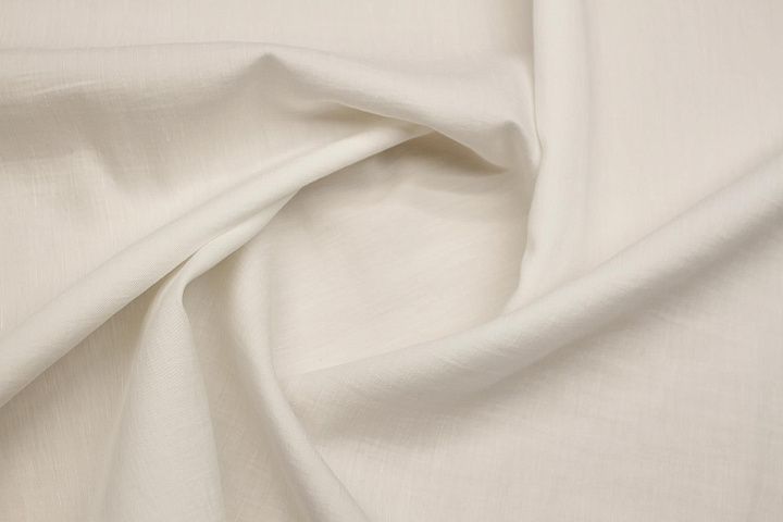 Плательная вискоза+полиамид (о) белая - итальянские ткани Тессутидея арт. 03-7243