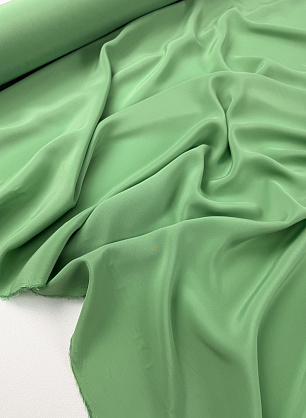 Крепдешин шелк с ацетатом (о) зеленый - в интернет-магазине тканей Тессутидея арт. 10-5051