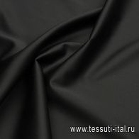 Хлопок костюмный (о) черный - итальянские ткани Тессутидея арт. 01-7265