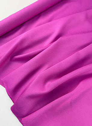 Шелк с вискозой 182 г/м (о) фуксия - в интернет-магазине тканей Тессутидея арт. 10-5136