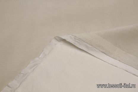 Вельвет продублированный (о) айвори - итальянские ткани Тессутидея арт. 01-7372