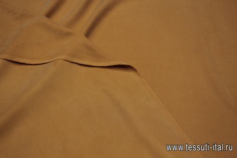 Плательная купра (о) оранжевая - итальянские ткани Тессутидея арт. 01-7162