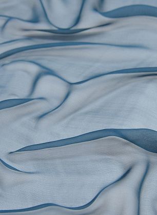 Шифон (о) темная морская волна - в интернет-магазине тканей Тессутидея арт. 10-1729