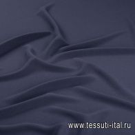 Плательная стрейч (о) темно-синяя - итальянские ткани Тессутидея арт. 03-6746