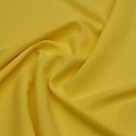 Плательная вискоза стрейч (о) ярко-желтая - итальянские ткани Тессутидея арт. 04-1639