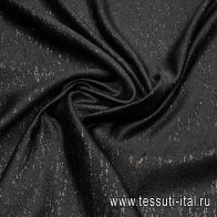 Жаккард с люрексом (о) черный - итальянские ткани Тессутидея арт. 03-7008