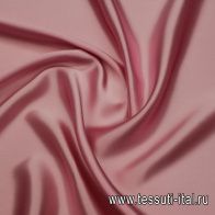 Шелк атлас (о) розовый - итальянские ткани Тессутидея арт. 10-3788