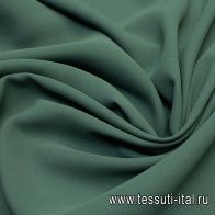 Шелк кади (о) темно-зеленый - итальянские ткани Тессутидея арт. 02-8917