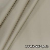 Хлопок для тренча с водоотталкивающим покрытием (о) бежевый - итальянские ткани Тессутидея арт. 01-6836