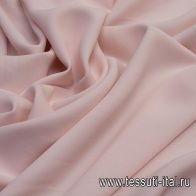 Плательная кади стрейч (о) светло-розовая  - итальянские ткани Тессутидея арт. 04-1242