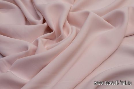 Плательная кади стрейч (о) светло-розовая  - итальянские ткани Тессутидея арт. 04-1242