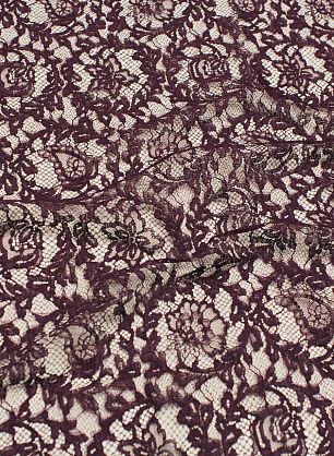 Кружевное полотно (о) темно-сиреневое - в интернет-магазине тканей Тессутидея арт. 03-6914