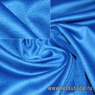 Пальтовый кашемир (о) васильковый - итальянские ткани Тессутидея арт. 09-0820
