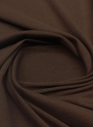 Трикотаж (о) кофейный - в интернет-магазине тканей Тессутидея арт. 12-0728
