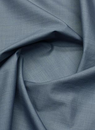 Костюмная шерсть+шелк с водоотталкивающим покрытием (о) серо-голубая - в интернет-магазине тканей Тессутидея арт. 05-4859