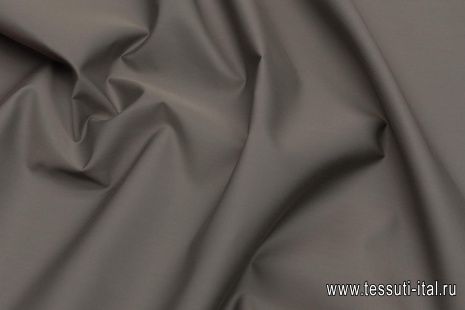 Хлопок для тренча с водоотталкивающим покрытием (о) хаки - итальянские ткани Тессутидея арт. 01-7047
