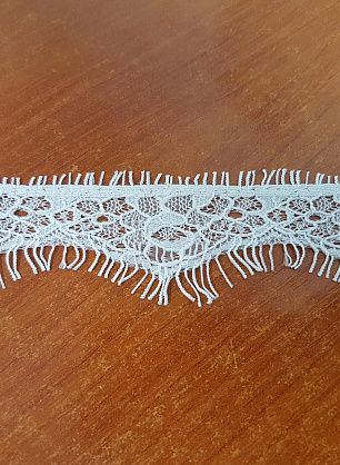 Кружево (о) белое ш-3см Solstiss - в интернет-магазине тканей Тессутидея арт. 03-6636