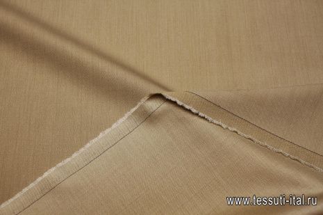 Костюмная стрейч (о) бежевая - итальянские ткани Тессутидея арт. 05-4684