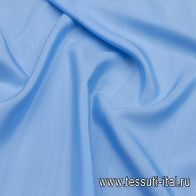 Шелк шантунг (о) голубой - итальянские ткани Тессутидея арт. 10-2762