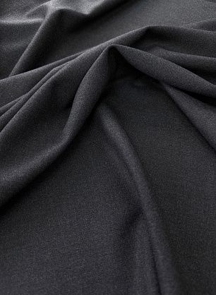 Костюмная кашемир+шерсть (о) темно-серая меланж - в интернет-магазине тканей Тессутидея арт. 05-5080