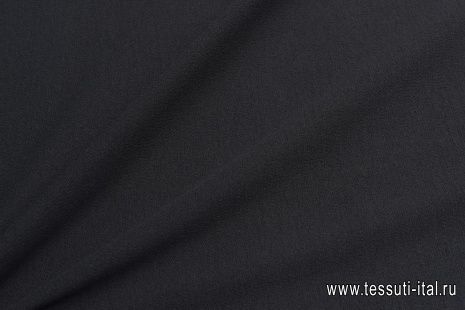 Трикотаж фактурный (о) черный - итальянские ткани Тессутидея арт. 13-1540