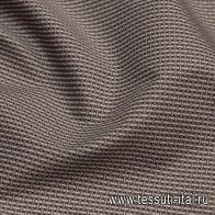 Сорочечная (н) серо-коричневый принт - итальянские ткани Тессутидея арт. 01-6229