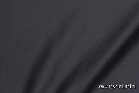 Пальтовая продублированная водоотталкивающая (о) черная - итальянские ткани Тессутидея арт. 09-1967
