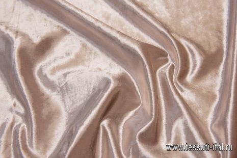 Бархат (о) серо-розовый в стиле Cerruti - итальянские ткани Тессутидея арт. 01-6463