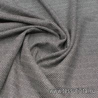 Костюмная (н) черно-белая елочка - итальянские ткани Тессутидея арт. 05-4496