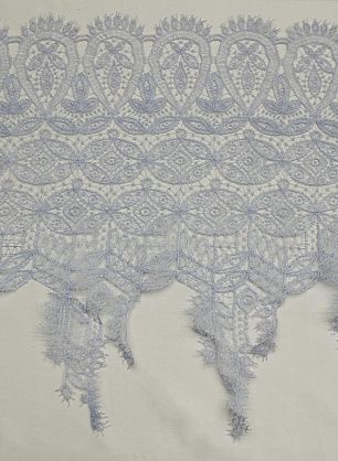 Кружево (о) голубое ш-36см - в интернет-магазине тканей Тессутидея арт. 03-7406