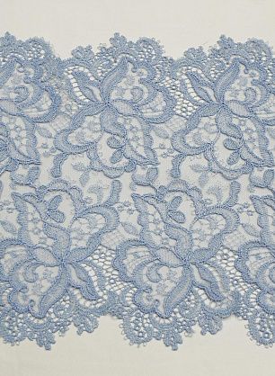 Кружево (о) голубое ш-32см - в интернет-магазине тканей Тессутидея арт. 03-7404