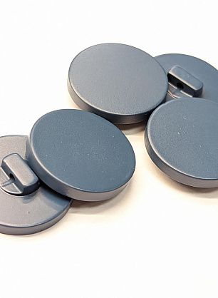 Пуговица пластик на ножке d-25мм синяя - в интернет-магазине тканей Тессутидея арт. F-6144