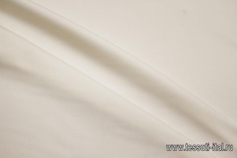 Костюмная шерсть дабл фейс (о) молочная - итальянские ткани Тессутидея арт. 05-5043