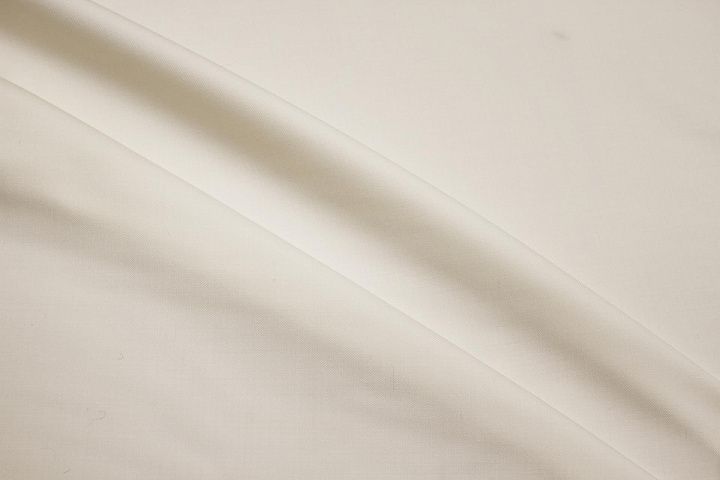 Костюмная шерсть дабл фейс (о) молочная - итальянские ткани Тессутидея арт. 05-5043
