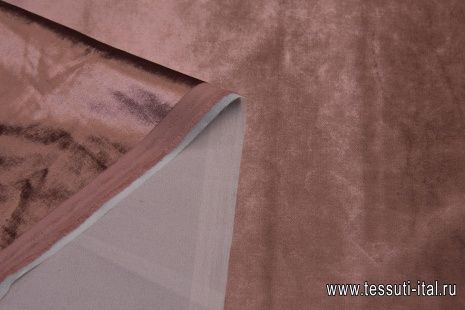 Бархат продублированный (о) темное антико в стиле Cerruti - итальянские ткани Тессутидея арт. 01-6467